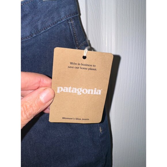 NWT Patagonia Womens Slim Jeans Dark Wash 26 Sustainable Stretch Denim Casual - Picture 6 of 9